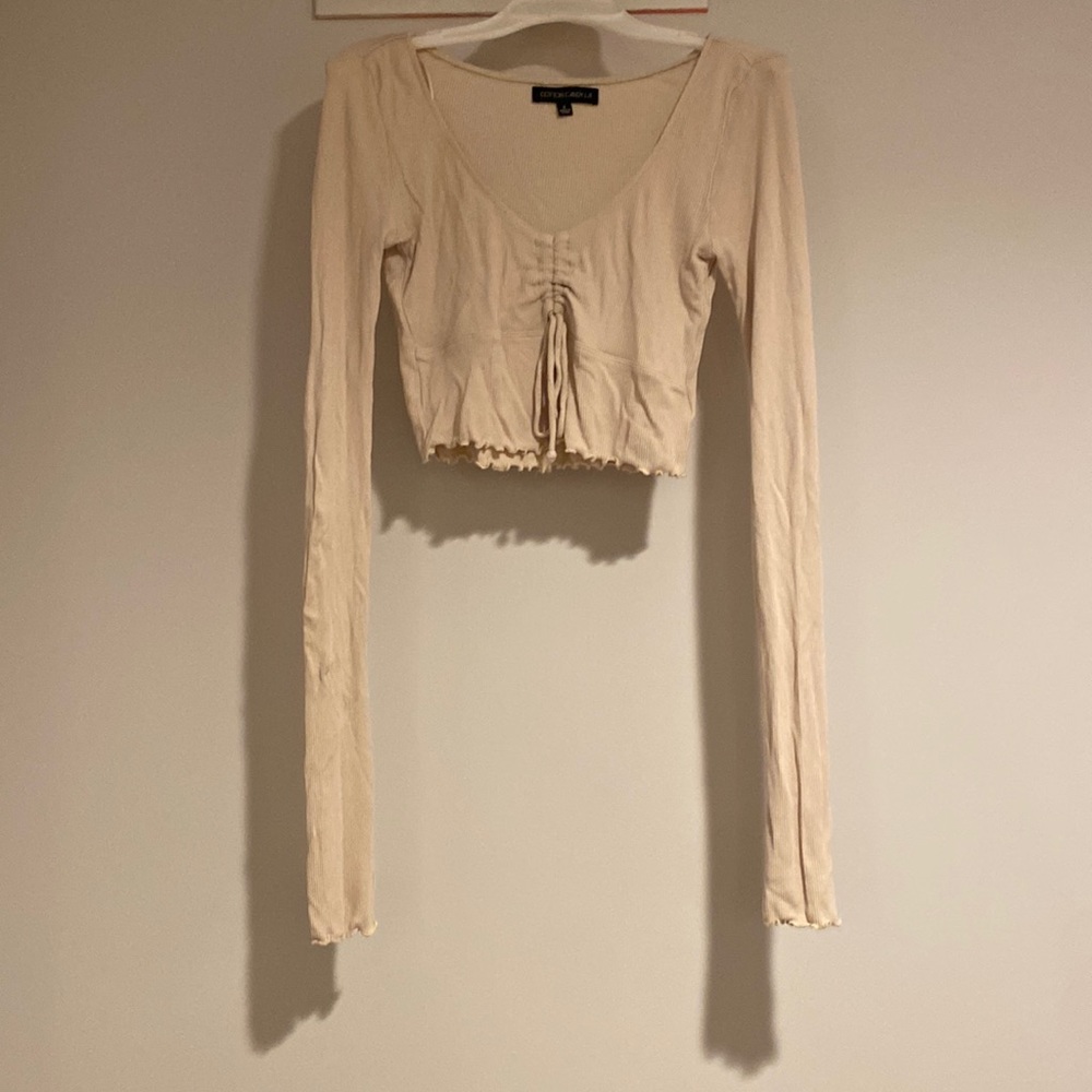 Cotton Candy LA long sleeved cropped top